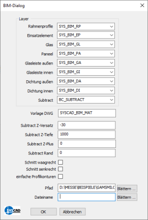 BIM-Export BIM-Export