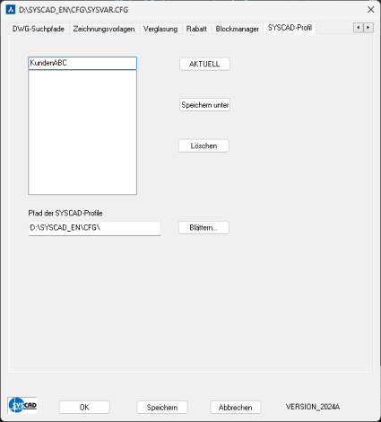 SYSCAD-Profil